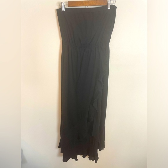 Black Maxi Summer Dress Medium - Picture 2 of 6